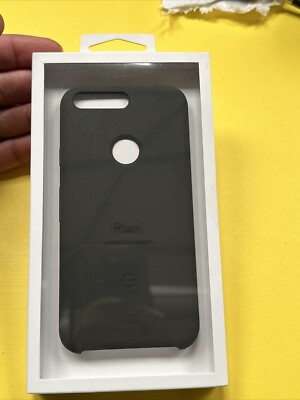 Original Google Pixel Silikon Case Soft Touch Cover für Pixel - Dunkelgrau