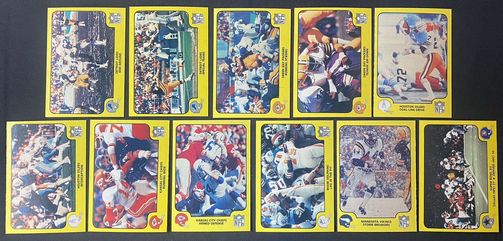 1978 Fleer Team Action - Football Cards - Complete You Set - You U Pick