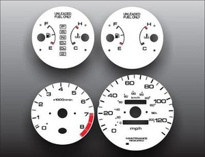 1996-2000-Honda-Civic-EX-LX-Dash-Instrument-Cluster-White-Face-Gauges