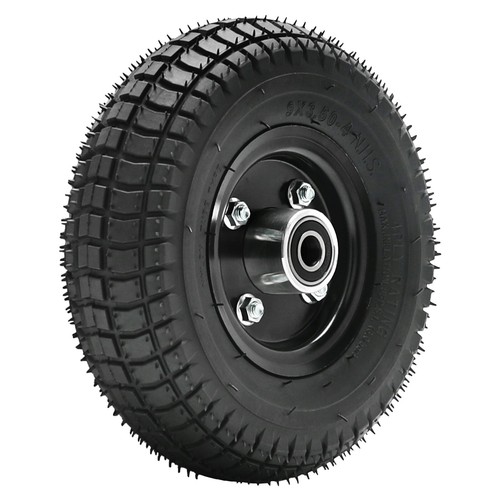 2x Front Wheel 9x3.50-4 Tire Rim 15mm for Mobility Scooter Travel Wheelchair - 第 9/11 張圖片