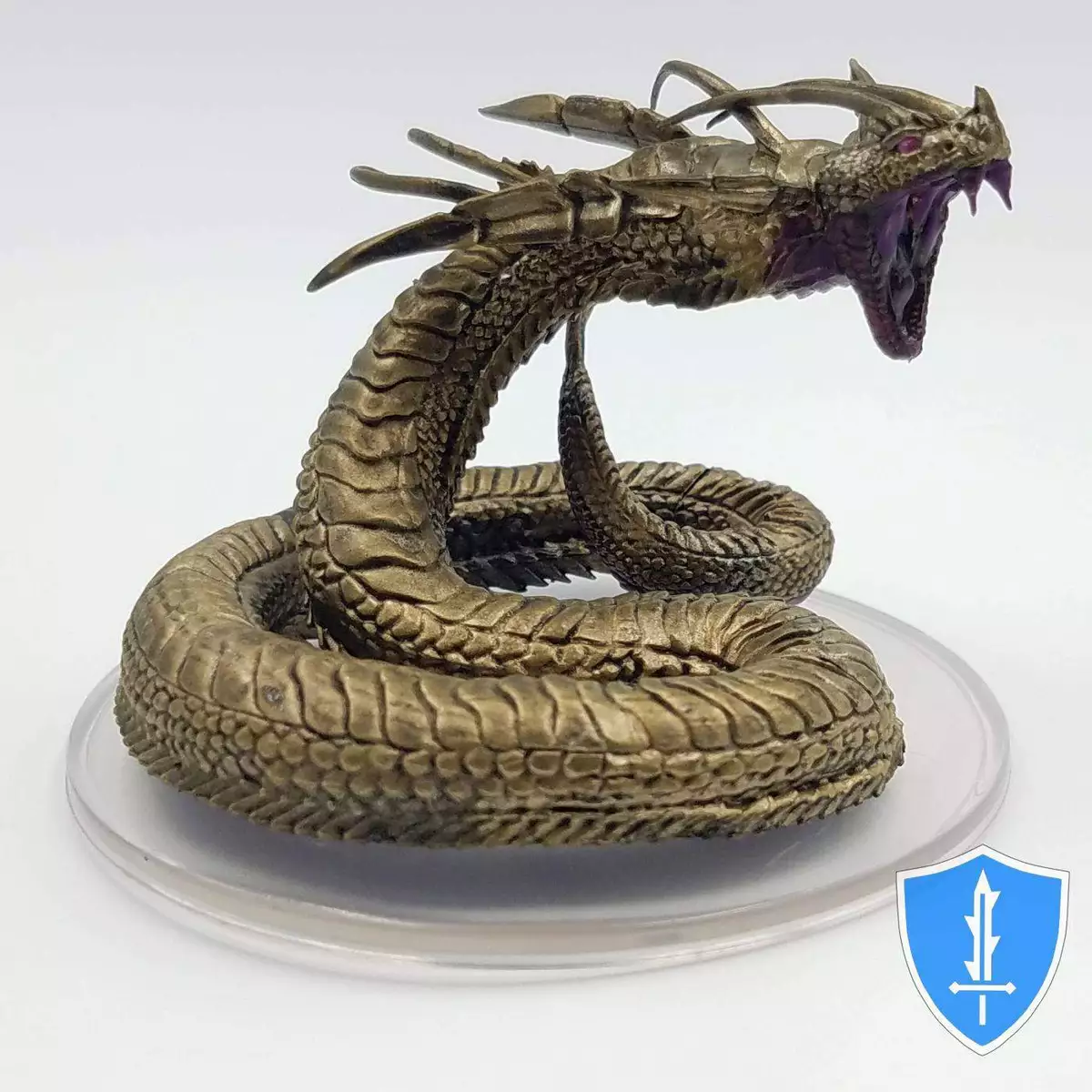 Giant Snake 3D Printed Miniature Model for Dnd and 