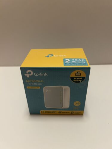NEW In Box TP-Link AC750 Wireless Travel Router Wi-Fi Range Extender Dual Band - Picture 1 of 9