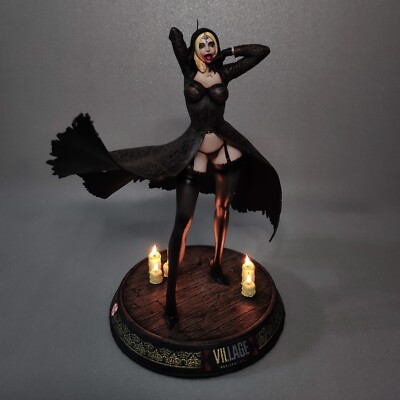 Daniela Dimitrescu figure | Resident Evil Village | LED candles | 8 in