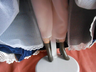 Lot De 3 Poupées En Porcelaine Vintage – 48 Cm, Avec Support, Années 1980