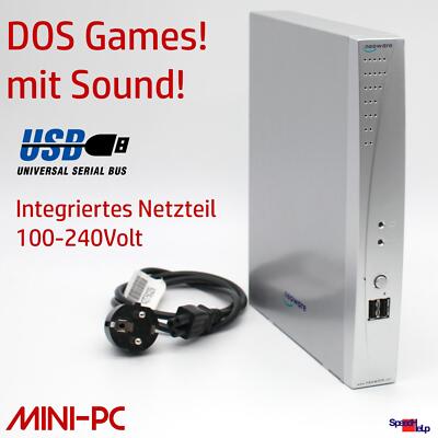 MINI COMPUTER PC FOR DOS OLD GAMES OLD GAMES SOUND SSD RS-232 PARALLEL PORT