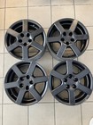 16 Zoll Aluett Felgen in schwarz für Opel Astra Insignia Chevrolet Captiva