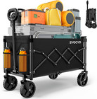 Carro plegable y colapsable, 220 lbs de capacidad, ligero y portátil.