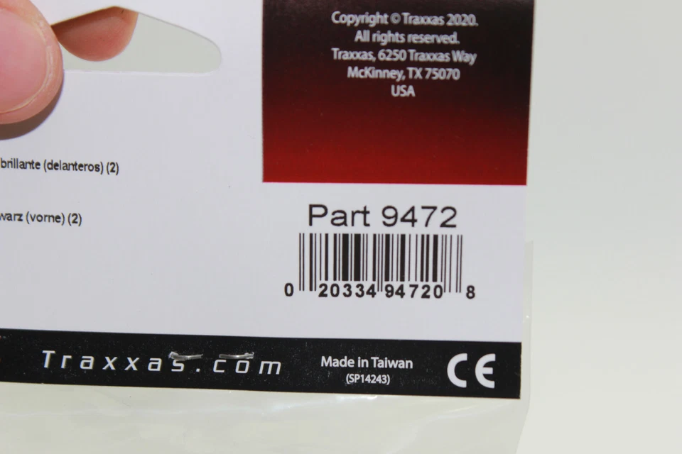 Traxxas TRX 9472 Felgen schwarz glänzend vorne  Drag Slash  NEU in OVP  - Bild 3 von 4
