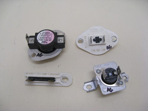 Genuine Whirlpool Maytag Dryer Thermostat Kit 3391914 3392519 8318314 3976615