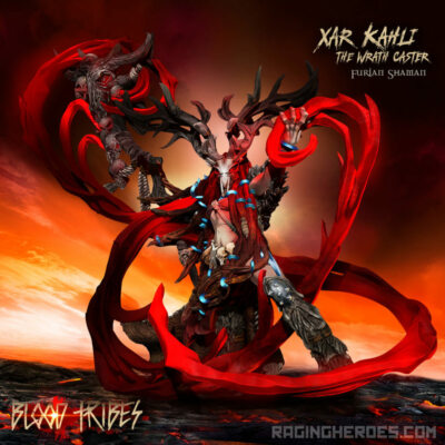 Raging Heroes Blood Tribes Furianns  Xar-Kahli the Wrath Caster 28mm