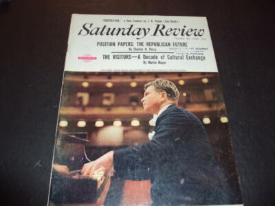 Saturday Review Oct 29 1966 The Republican Future, Cultural Exchange ID:46400