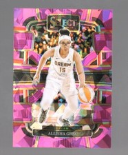 2024 Panini Select WNBA - Concourse Silver Flash Prizm #51 Allisha Gray