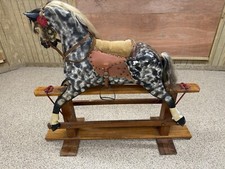 Child  s Rocking Horse, Vintage, Probably 1940  s