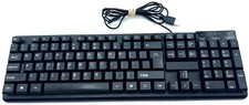 iMicro KB-US9813 104 Key Wired USB Standard Keyboard Tactile Key Switches Black