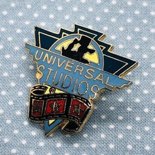 Vtg Universal Studios Souvenir Lapel Pin w/ Bart Simpsons Bartman