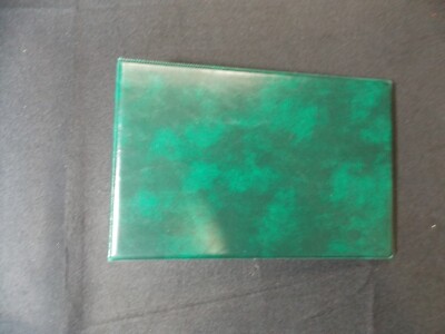 Empty 2 Ring Glen Cigarette Card Binder Green Cigarette Card Album