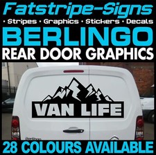 fits CITROEN BERLINGO VAN LIFE MOUNTAINS CAMPER VAN STICKERS GRAPHICS DECALS