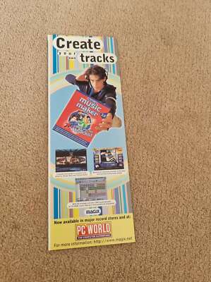 TNEWL53 WERBUNG 11X4 MAGIX MUSIC MAKER 2.0 - MIX YOUR OWN TRACKS