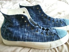 Converse All Star Chuck Taylor Flannel-ish "Mood" Sneakers, Mens 8, Womens 10
