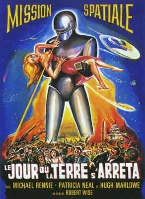 Vintage The Day the Earth Stood Still Sci Fi 1951 Druck Poster Wandbild A4+ - Bild 1 von 2