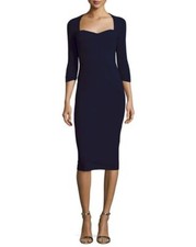 NWT NIP Chiara Boni La Petite Robe Serenity Dress Navy 12 in Original Package!