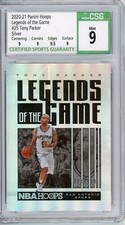 2020-21 NBA Hoops Tony Parker Legends Of The Game CSG 9 MINT SSP #/199 SPURS!!
