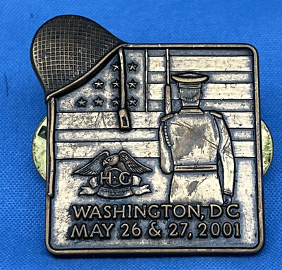 2001 HOG Harley Owners Group Rolling Thunder Pin Washington DC POW MIA