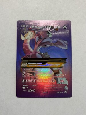 M Mewtwo EX Purple Foil Fan Art Card Hp750 Evolutions NM/M | eBay