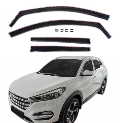 Déflecteurs Deflecteurs D'Air Pour Hyundai Tucson 2015-2020 4-Pcs - Photo 1/4