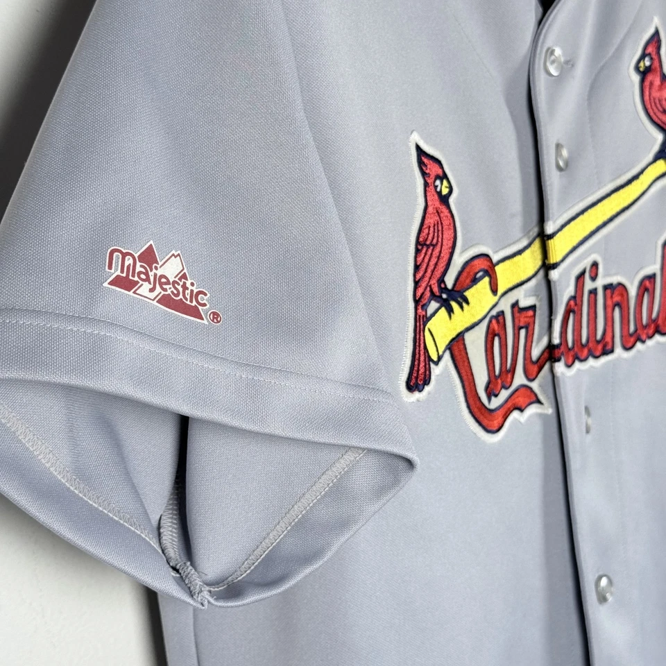 Mark McGwire St. Louis Cardinals 70 Home Runs 1998 Majestic Jersey Size Large - Image 4 of 4