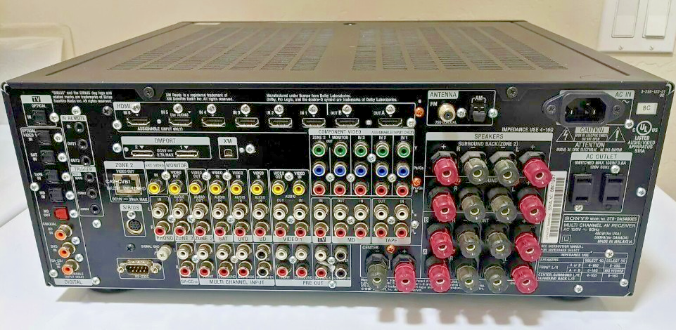 Sony STR-DA5400ES AV Receiver 7.1 Channel 840 Watt - 7 HDMI - No