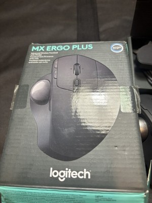 Logitech MX Ergo S Plus Wireless Optical Trackball **BASICALLY NEW**-Open Box
