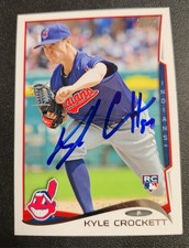 Kyle Crockett Autograph Signed 2014 Topps RC Cleveland Guardians