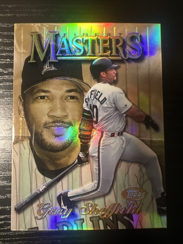 1997 Topps Finest Gary Sheffield Gold Refractor Rare Parallel #326