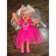 1995 Kenner Princess Wishing Star Doll 15.5 Inches with wand- working