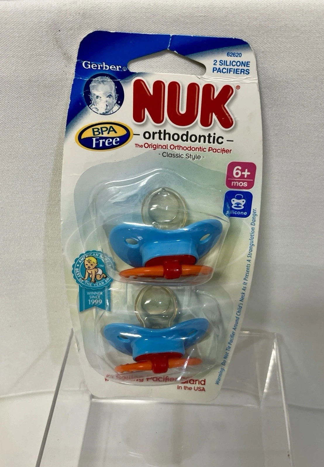 Gerber NUK 2009 Orthodonic Pacifier, 2 Pack 6+months
Opens in a new window or tab