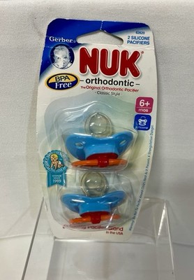 Gerber NUK 2009 Orthodonic Pacifier, 2 Pack 6+months