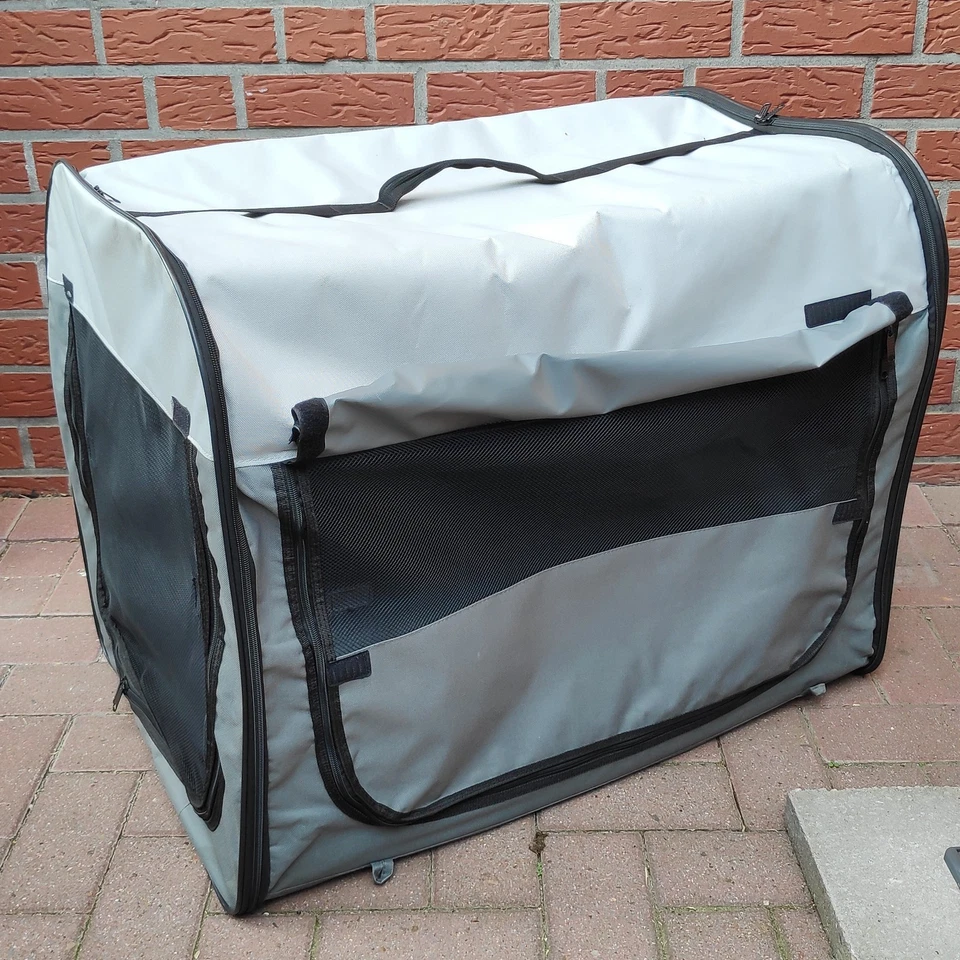 Trixie Hundebox Hundetransportbox Soft Kennel Basic - 55 × 65 × 80 cm | Gr. M  - Bild 4 von 4