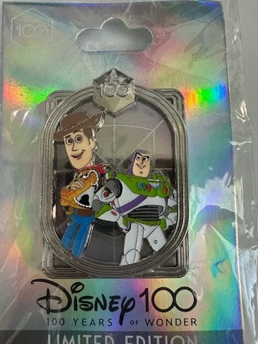 Celebrating 100 Years with Character Toy Story Buzz Woody LE 400 Disney Pin B