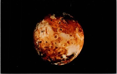 Jupiter Galilean Satellite Io Planet NASA JPL Photograph Postcard