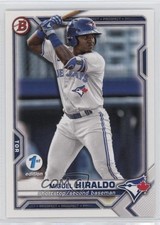 2021 Bowman Draft 1st Edition Miguel Hiraldo #BD-98 05v0