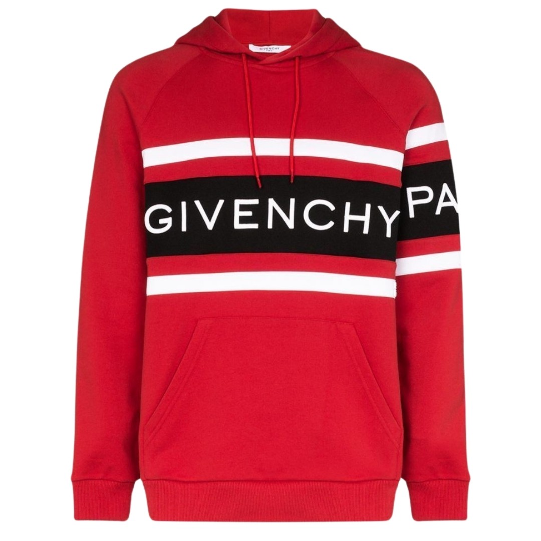 Красная толстовка с вышитым логотипом Givenchy Paris 170490₽