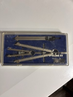Pickett 1501 N Architect Drafting Set With Case Made In Japan