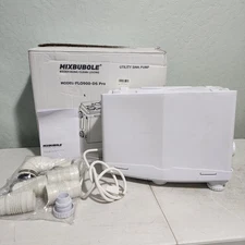 1200W Macerator Pump for Upflush Basement Toilet - 4 Inlets/2 Outlets, 2800GPH