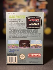NINTENDO NES || RAD RACER  IN OVP + SPIELEANLEITUNG || RETRO || GUTER ZUSTAND ||