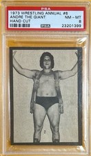 1973 Wrestling Annual #6 - Andre The Giant (Hand Cut) - PSA 8