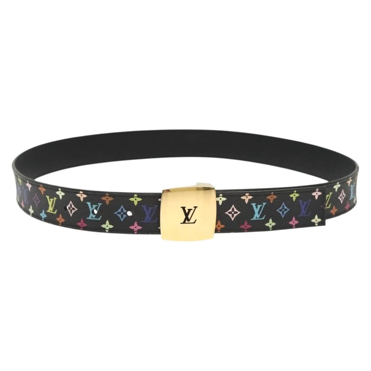 LOUIS VUITTON Multicolor Ceinture Care Belt 70-80 Black M9271 LV Auth am9640 $_57.JPG?set_id=880000500F main image 2