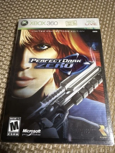 Microsoft Xbox 360 Perfect Dark Zero Steel Book Case With Manuals