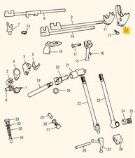 MINI CLASSIC FORCELLA SELETTRICE 3/4a VELOCITA CAMBIO OEM 22A610