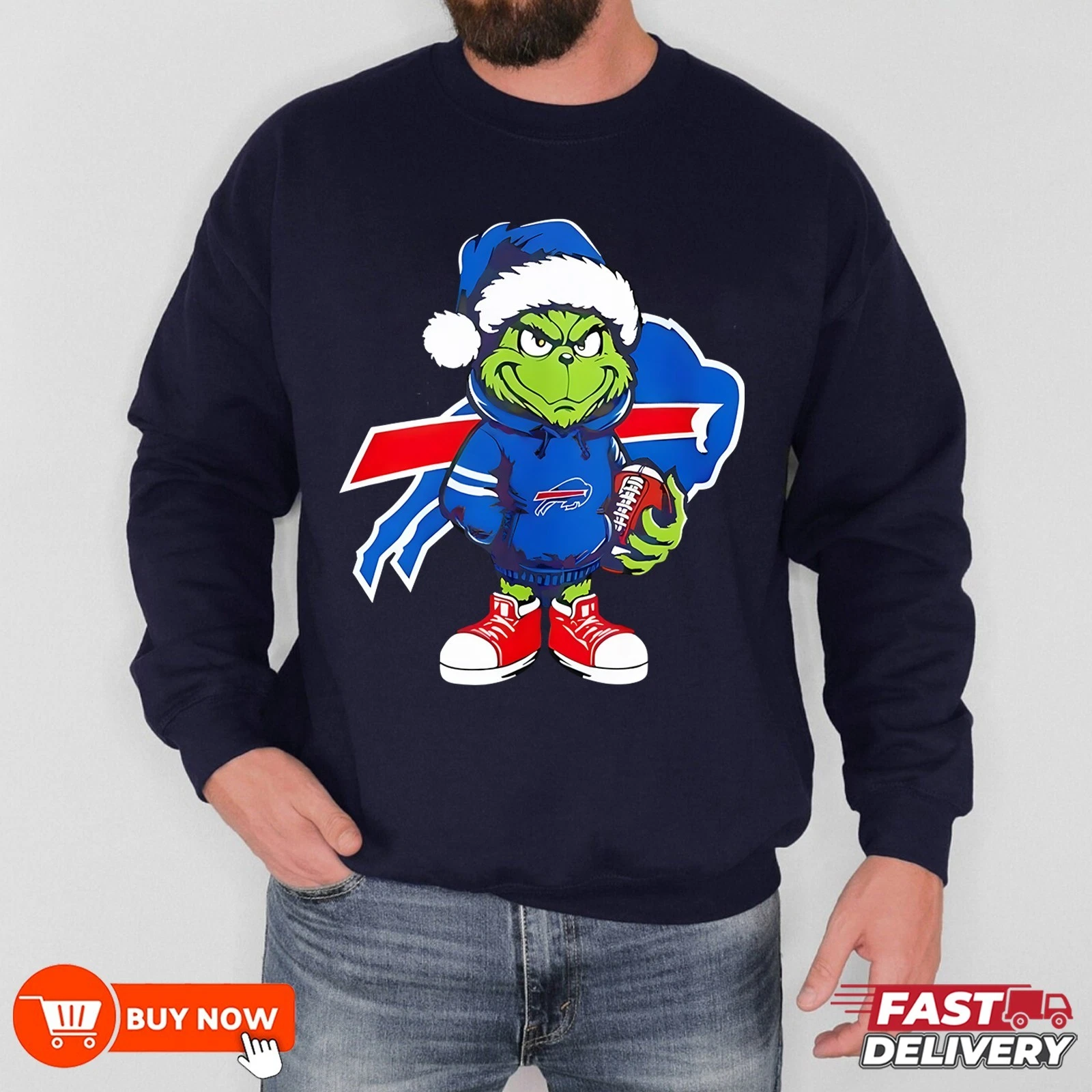 Buffalo Bills funny character football Football Sweatshirt